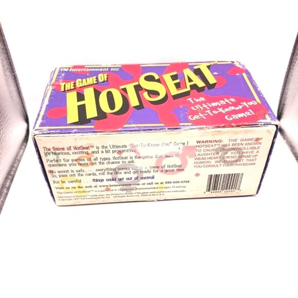 Vintage Board- Card Game HotSeat Party Card Game 1997 - Picture 3 of 9